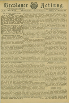 Breslauer Zeitung. Jg.66, Nr. 775 (5 November 1885) - Morgen-Ausgabe + dod.