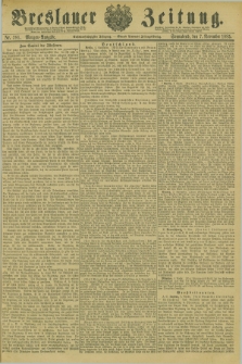Breslauer Zeitung. Jg.66, Nr. 781 (7 November 1885) - Morgen-Ausgabe + dod.