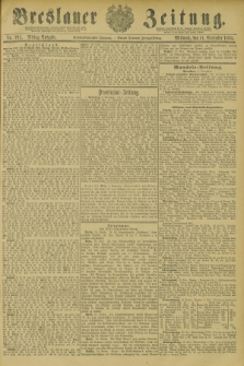 Breslauer Zeitung. Jg.66, Nr. 791 (11 November 1885) - Mittag-Ausgabe