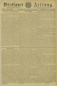 Breslauer Zeitung. Jg.66, Nr. 792 (11 November 1885) - Abend-Ausgabe