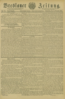 Breslauer Zeitung. Jg.66, Nr. 795 (12 November 1885) - Abend-Ausgabe
