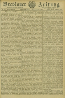 Breslauer Zeitung. Jg.66, Nr. 805 (17 November 1885) - Morgen-Ausgabe + dod.