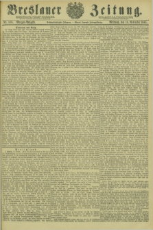 Breslauer Zeitung. Jg.66, Nr. 808 (18 November 1885) - Morgen-Ausgabe + dod.