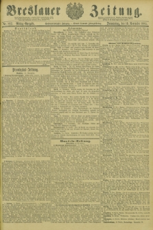 Breslauer Zeitung. Jg.66, Nr. 812 (19 November 1885) - Mittag-Ausgabe