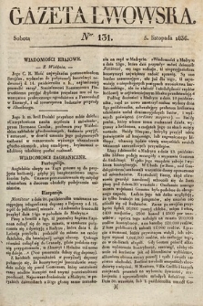 Gazeta Lwowska. 1836, nr 131
