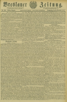 Breslauer Zeitung. Jg.66, Nr. 830 (26 November 1885) - Mittag-Ausgabe