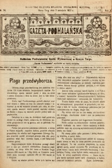 Gazeta Podhalańska. 1922, nr 36
