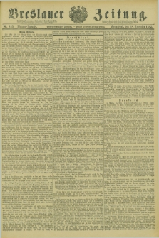 Breslauer Zeitung. Jg.66, Nr. 835 (28 November 1885) - Morgen-Ausgabe + dod.