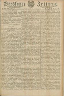 Breslauer Zeitung. Jg.66, Nr. 907 (29 December 1885) - Morgen-Ausgabe + dod.