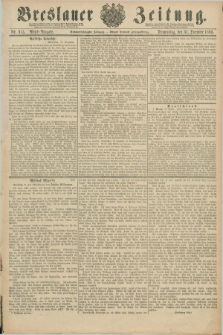 Breslauer Zeitung. Jg.66, Nr. 915 (31 December 1885) - Abend-Ausgabe