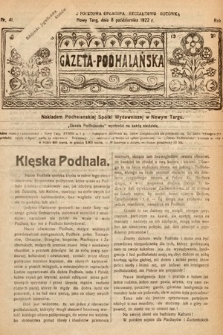 Gazeta Podhalańska. 1922, nr 41