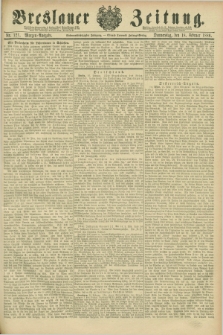 Breslauer Zeitung. Jg.67, Nr. 121 (18 Februar 1886) - Morgen-Ausgabe + dod.