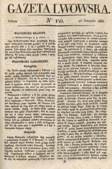 Gazeta Lwowska. 1836, nr 140