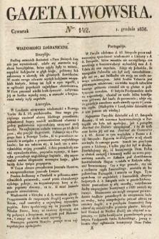 Gazeta Lwowska. 1836, nr 142