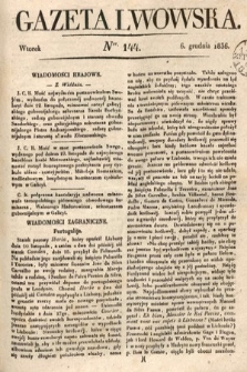 Gazeta Lwowska. 1836, nr 144