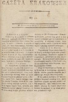 Gazeta Krakowska. 1809, nr 91