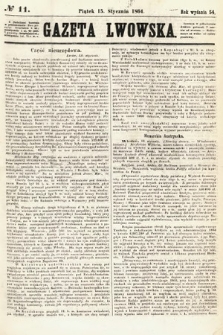 Gazeta Lwowska. 1864, nr 11