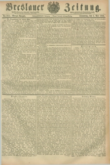 Breslauer Zeitung. Jg.67, Nr. 313 (6 Mai 1886) - Morgen-Ausgabe + dod.