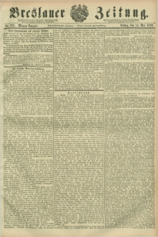 Breslauer Zeitung. Jg.67, Nr. 334 (14 Mai 1886) - Morgen-Ausgabe + dod.