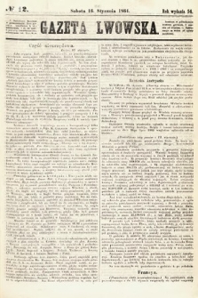 Gazeta Lwowska. 1864, nr 12