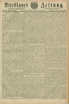 Breslauer Zeitung. Jg.67, Nr. 430 (24 Juni 1886) - Morgen-Ausgabe + dod.