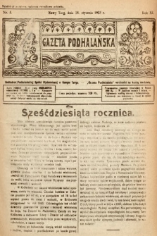Gazeta Podhalańska. 1923, nr 5