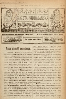 Gazeta Podhalańska. 1923, nr 6