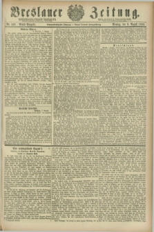 Breslauer Zeitung. Jg.67, Nr. 549 (9 August 1886) - Abend-Ausgabe