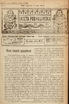 Gazeta Podhalańska. 1923, nr 7