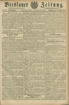 Breslauer Zeitung. Jg.67, Nr. 575 (19 August 1886) - Mittag-Ausgabe