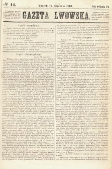 Gazeta Lwowska. 1864, nr 14