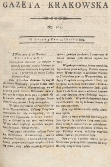 Gazeta Krakowska. 1809, nr 103