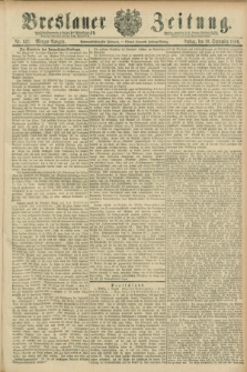 Breslauer Zeitung. Jg.67, Nr. 631 (10 September 1886) - Morgen-Ausgabe + dod.