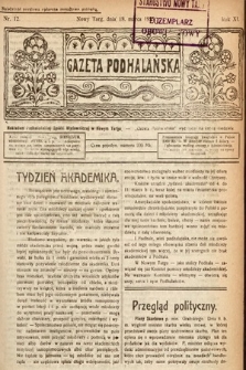 Gazeta Podhalańska. 1923, nr 12