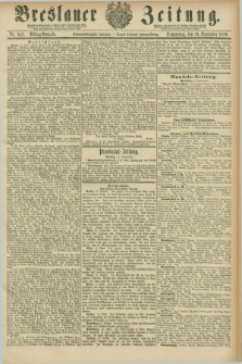 Breslauer Zeitung. Jg.67, Nr. 647 (16 September 1886) - Mittag-Ausgabe