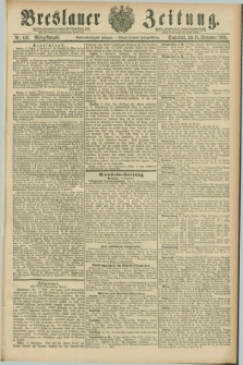 Breslauer Zeitung. Jg.67, Nr. 653 (18 September 1886) - Mittag-Ausgabe