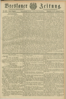 Breslauer Zeitung. Jg.67, Nr. 672 (25 September 1886) - Abend-Ausgabe