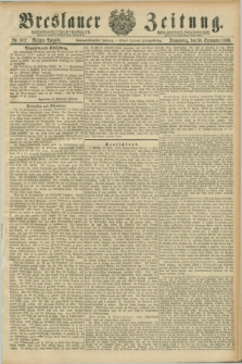 Breslauer Zeitung. Jg.67, Nr. 682 (30 September 1886) - Morgen-Ausgabe + dod.