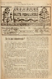Gazeta Podhalańska. 1923, nr 21