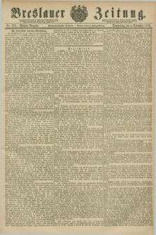 Breslauer Zeitung. Jg.67, Nr. 772 (4 November 1886) - Morgen-Ausgabe + dod.