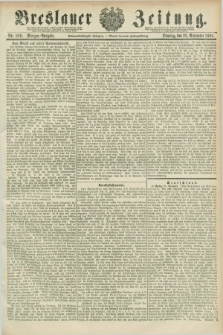 Breslauer Zeitung. Jg.67, Nr. 820 (23 November 1886) - Morgen-Ausgabe + dod.