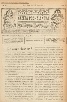 Gazeta Podhalańska. 1923, nr 30