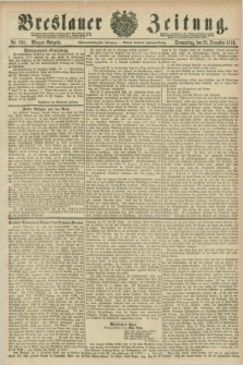 Breslauer Zeitung. Jg.67, Nr. 898 (23 December 1886) - Morgen-Ausgabe + dod.
