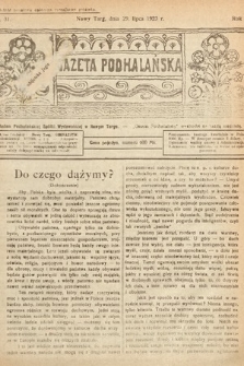 Gazeta Podhalańska. 1923, nr 31