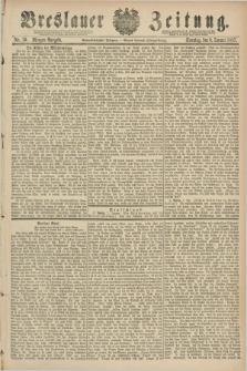 Breslauer Zeitung. Jg.68, Nr. 19 (9 Januar 1887) - Morgen-Ausgabe + dod.