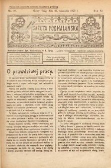 Gazeta Podhalańska. 1923, nr 39
