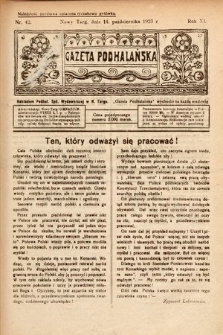 Gazeta Podhalańska. 1923, nr 42