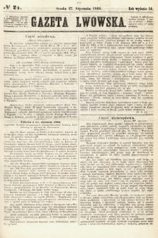 Gazeta Lwowska. 1864, nr 21