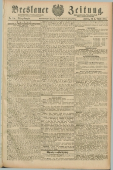 Breslauer Zeitung. Jg.68, Nr. 530 (2 August 1887) - Mittag-Ausgabe