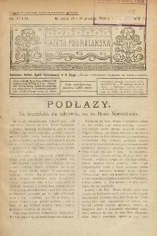 Gazeta Podhalańska. 1923, nr 52
